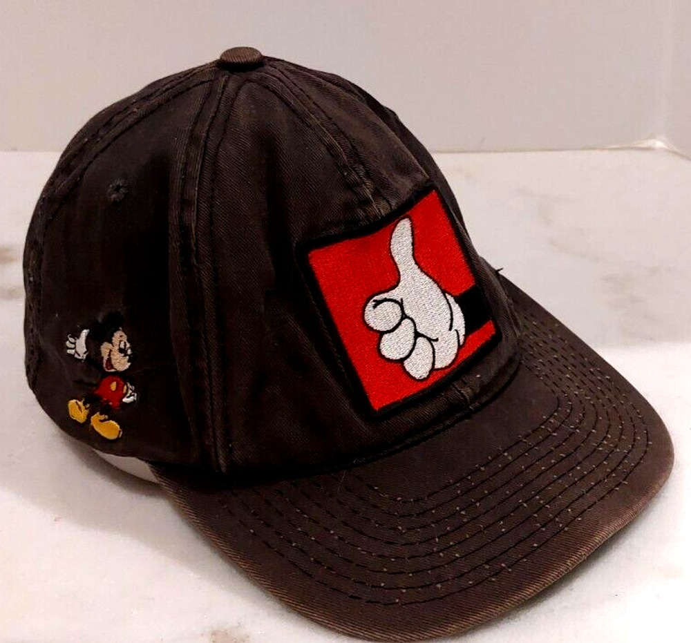 Vintage 90s Walt Disney World Mickey Mouse Snapback Hat